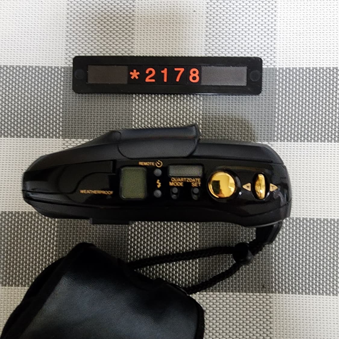 올림푸스 뮤 줌 디럭스 블랙바디 필름카메라 파우치포함 상품이미지3