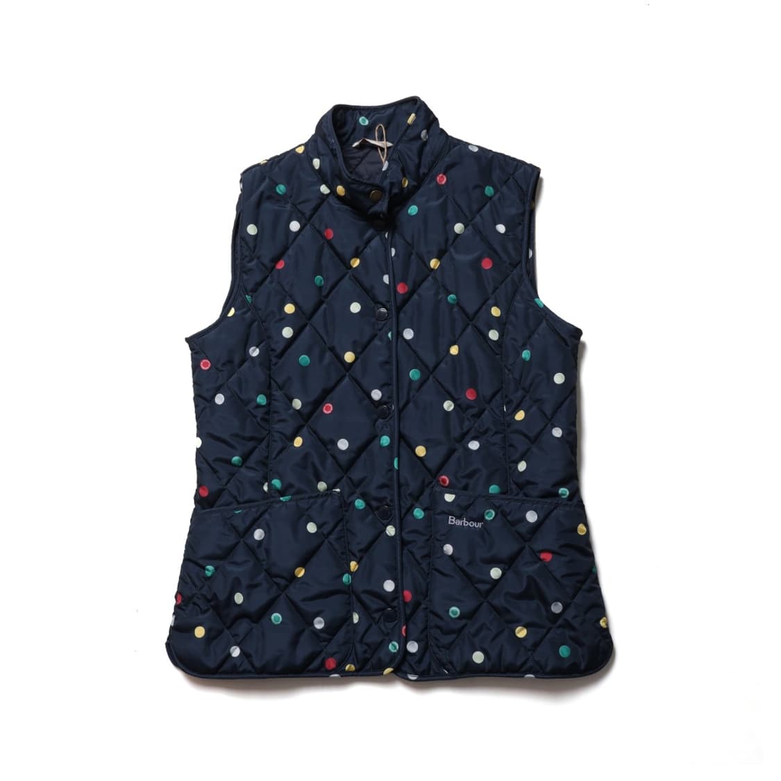 바버 Barbour Polka Dot Quilted Vest 

 상품이미지1