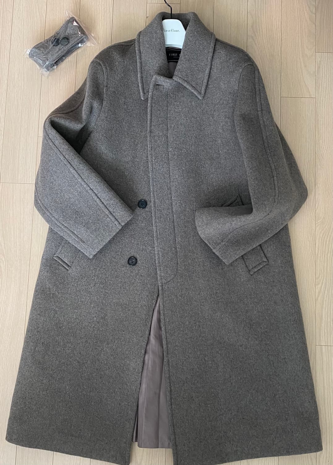 퍼스트플로어 수티앵 코트  오트밀 그레이 46 상품이미지7