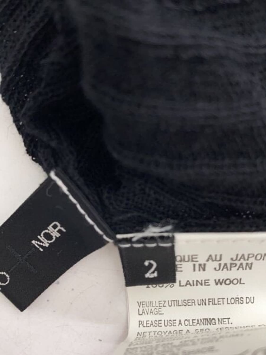 yohji yamamoto + noir 2 시스루 탑 상품이미지4