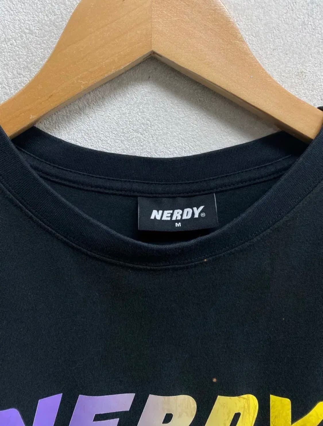 널디 NERDY 그라데이션 반팔 티셔츠 M 상품이미지4