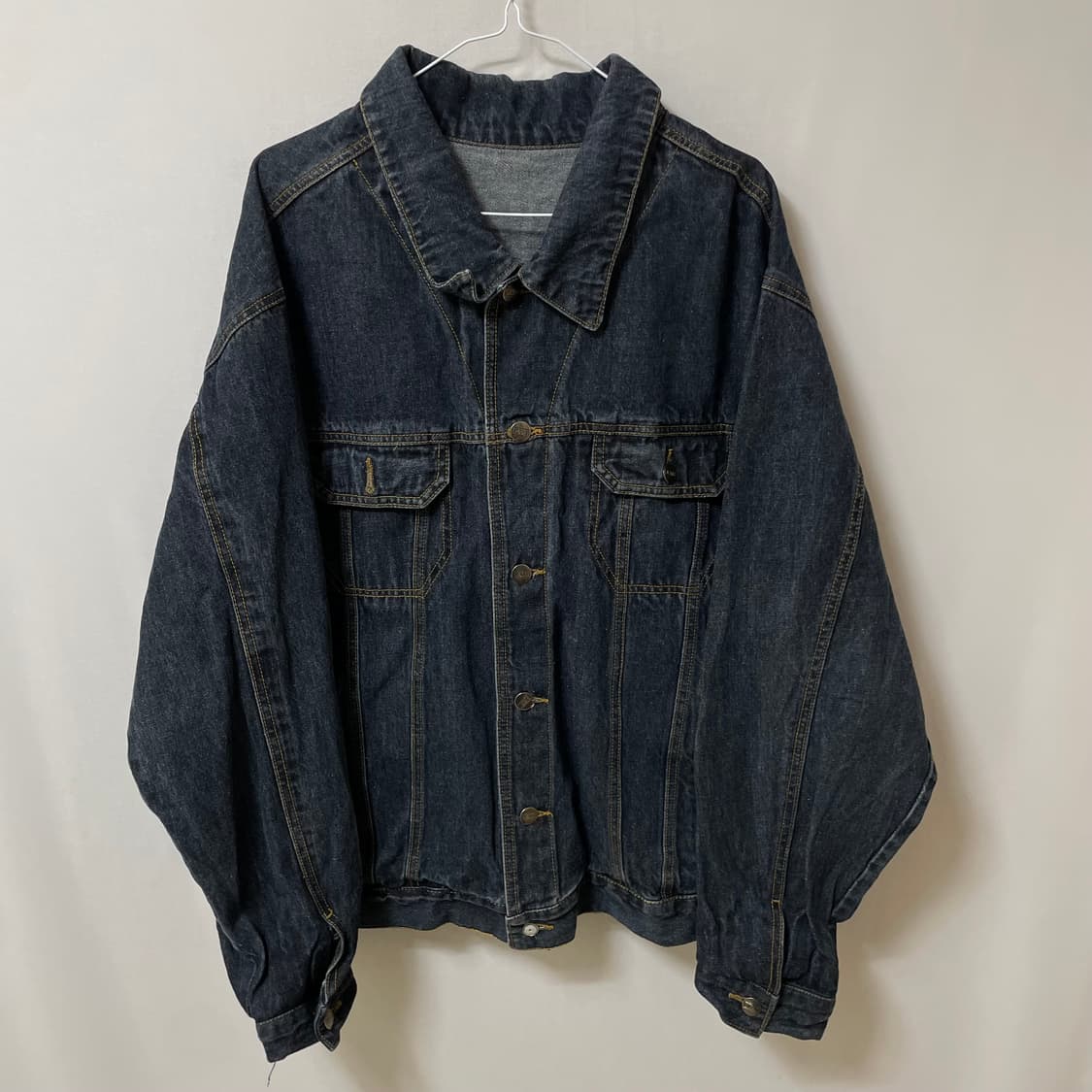 [ XXL ] 남성 오버사이즈 트러커 데님 청자켓 상품이미지1