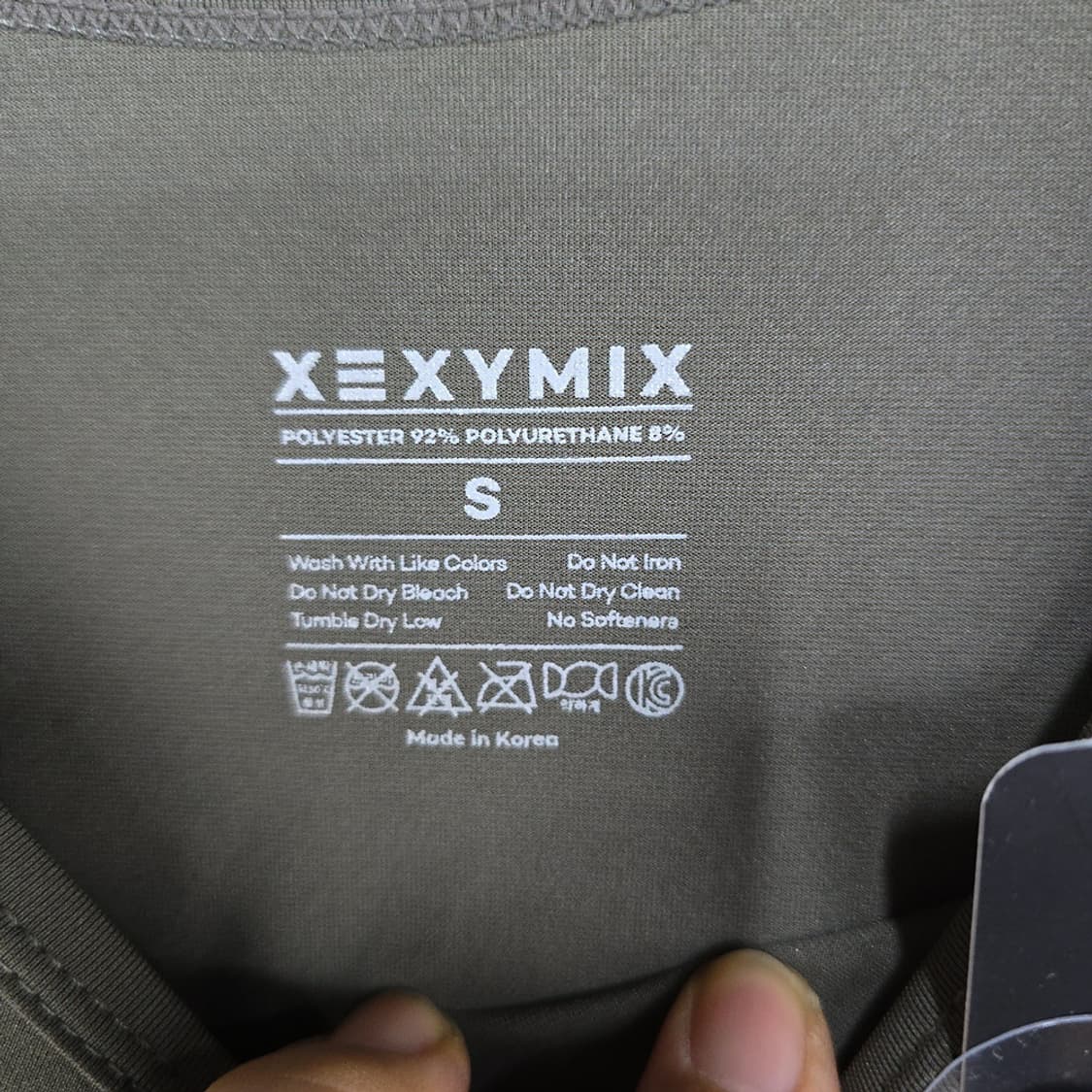젝시믹스(XEXYMIX) 롱슬리브 크롭탑 S 상품이미지3