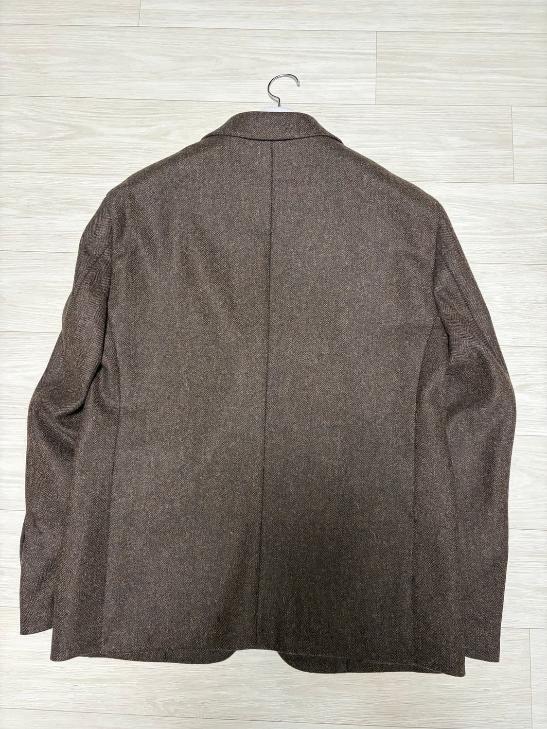 [2] 포터리 문 트위드 울 싱글 브레스티드 자켓 브라운 상품이미지2