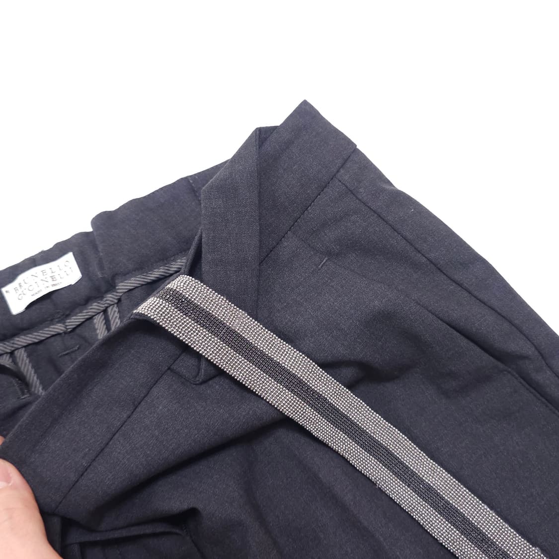 브루넬로쿠치넬리 벨티드 울 슬랙스 상품이미지3