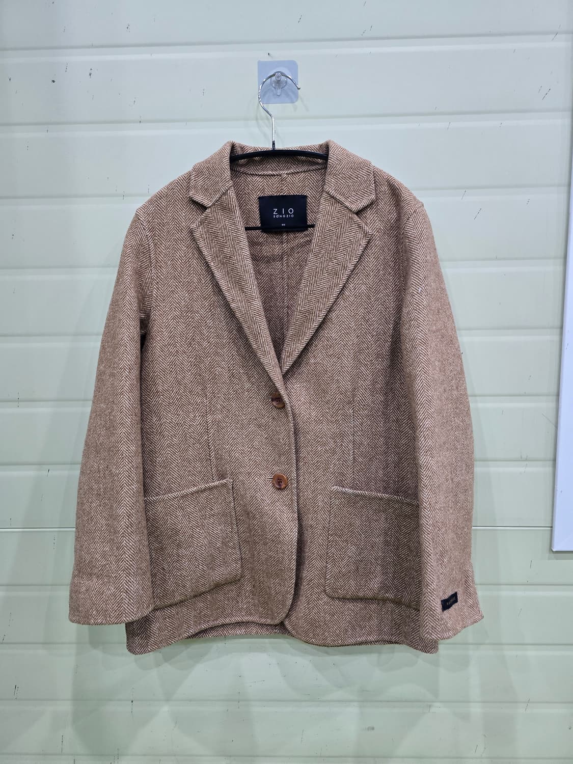 ZIO 송지오 헤링본 자켓 브라운 상품이미지1