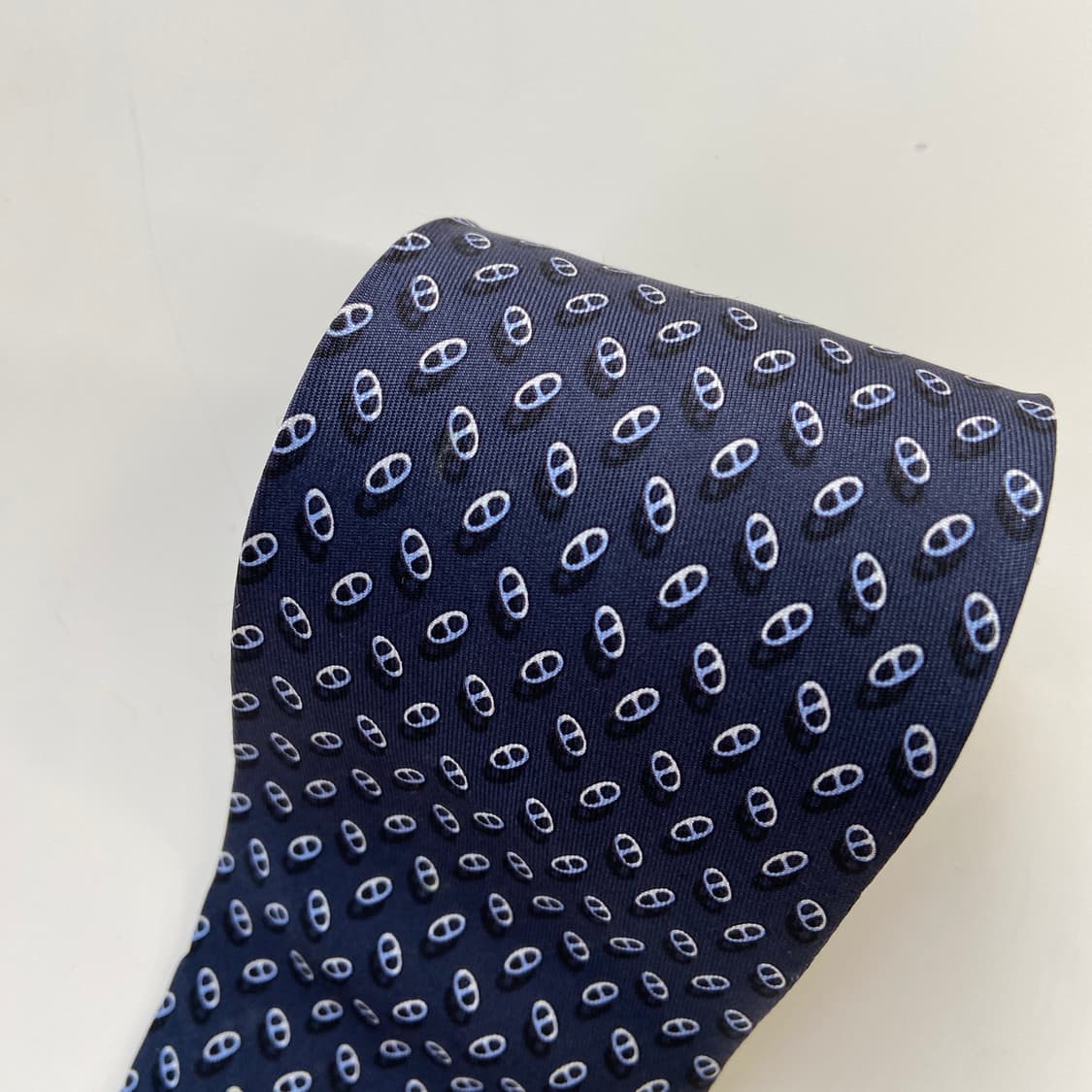 에르메스 기하학 모노그램 넥타이 정품 명품(HERMES) 8.7cm 상품이미지6