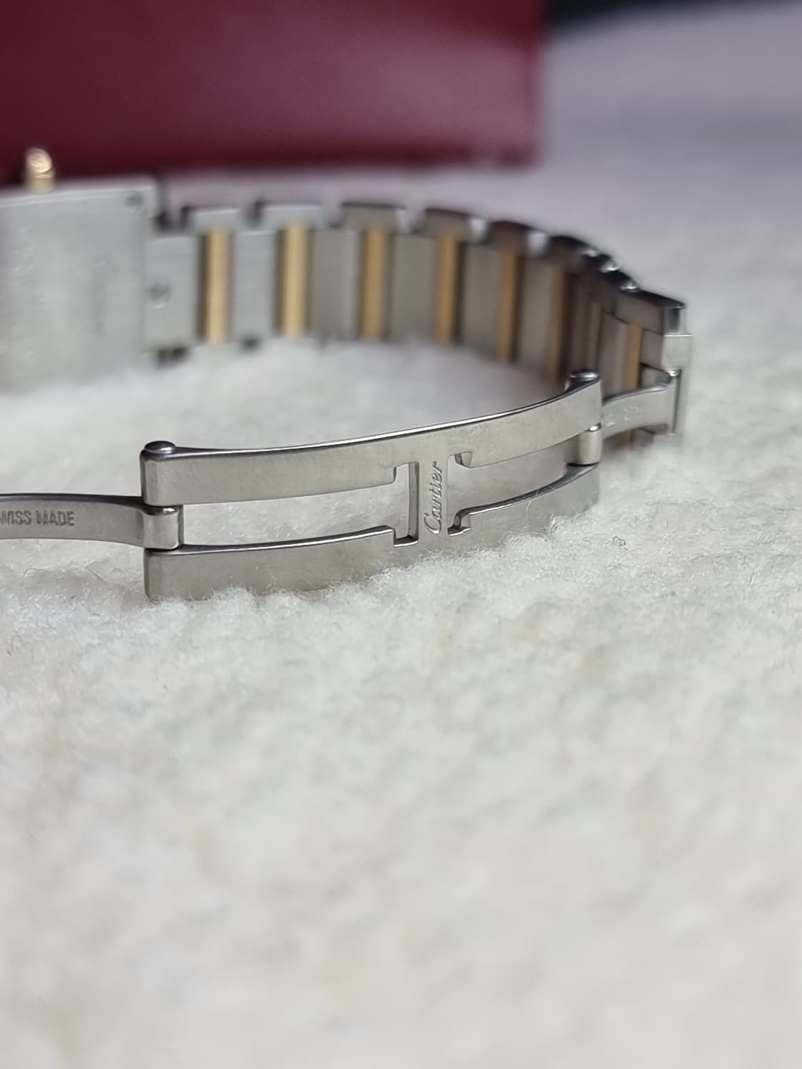 [까르띠에 정품보증서] 탱크 프랑세즈 18K 콤비 S 쿼츠 여성시계 07 상품이미지4