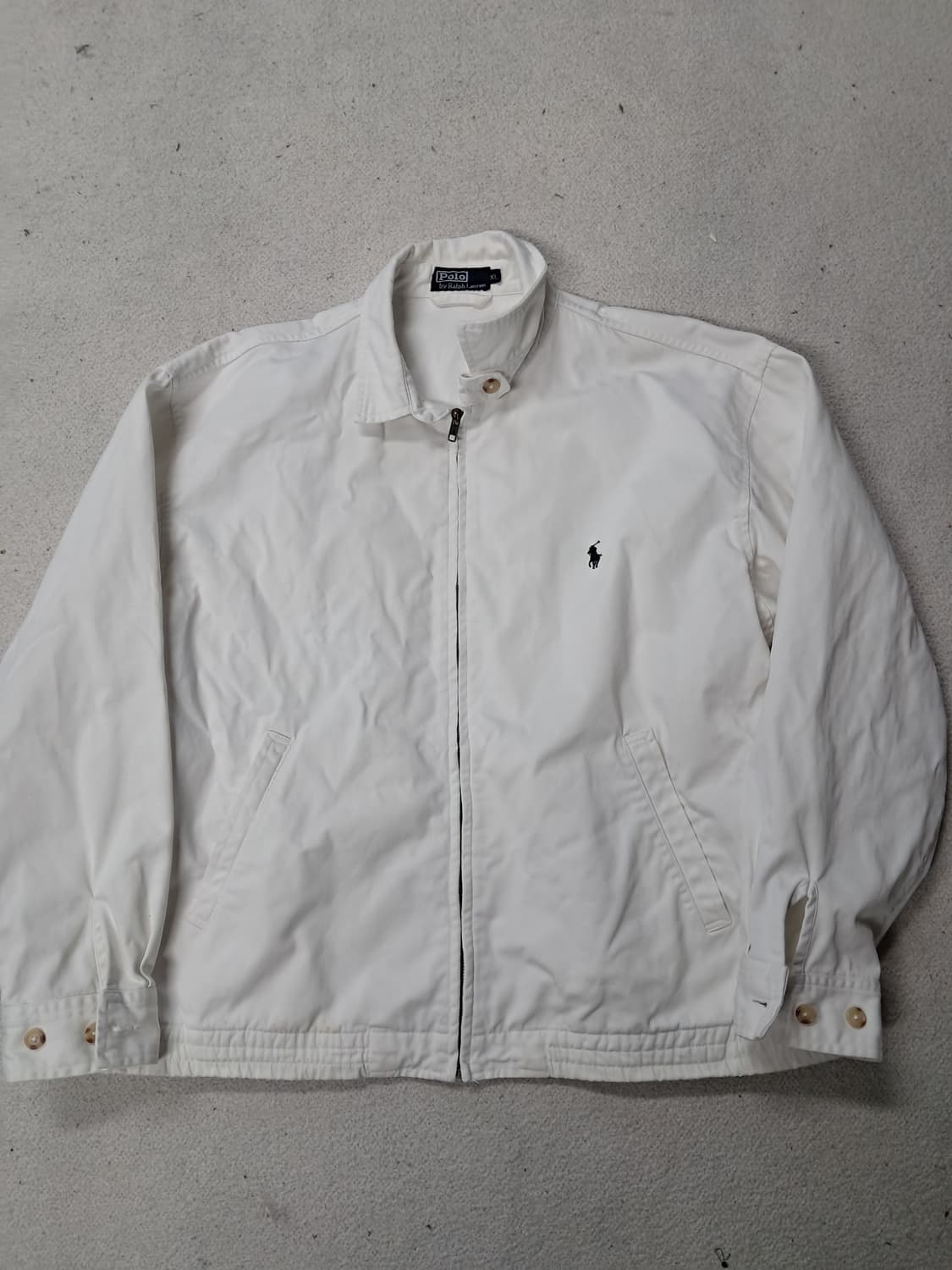 폴로 랄프로렌의 화이트 컬러 스윙톱  상품이미지1