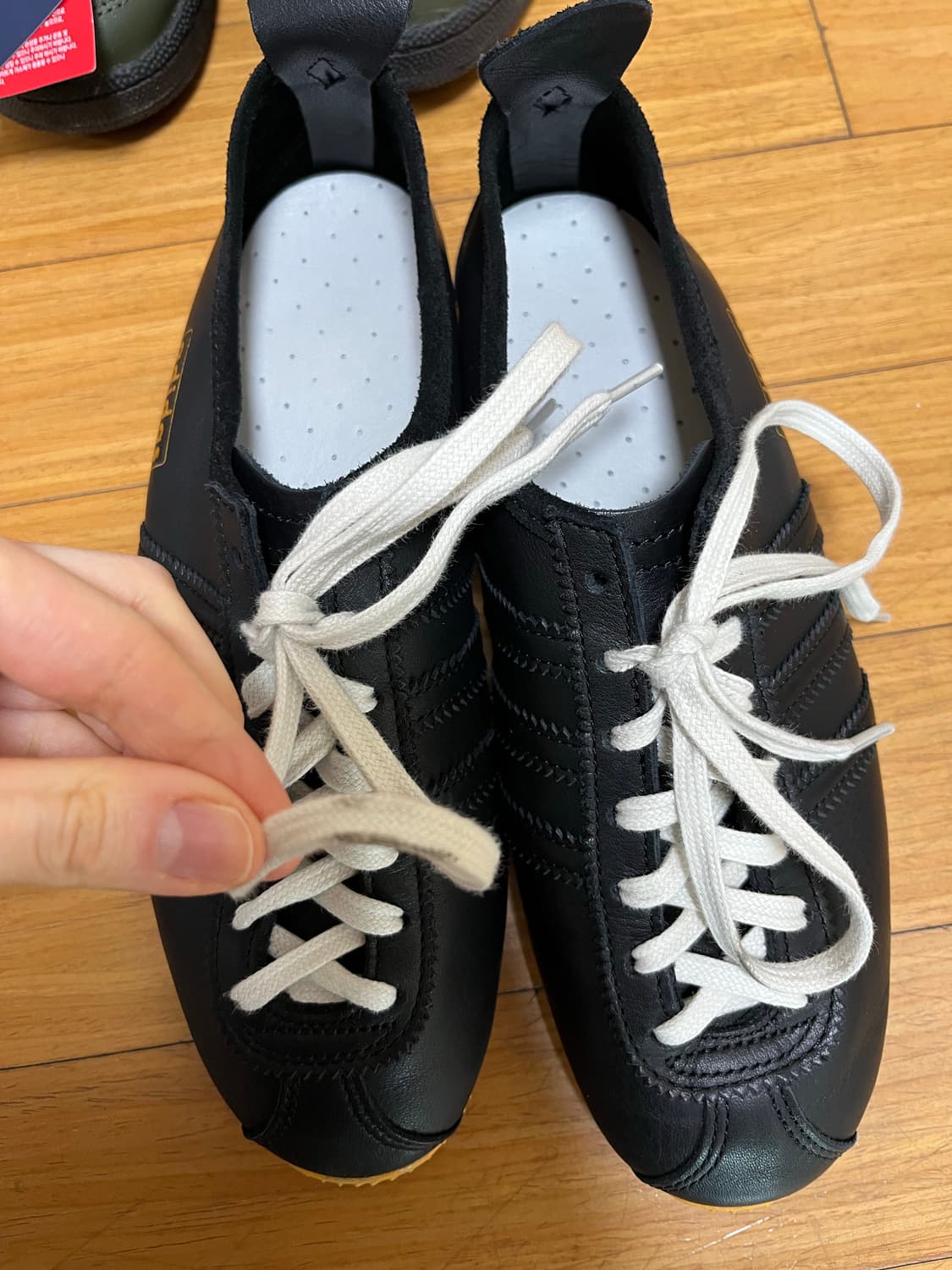 아디다스 재팬 블랙/슈레이스 화이트/밑창 검솔 240 상품이미지2