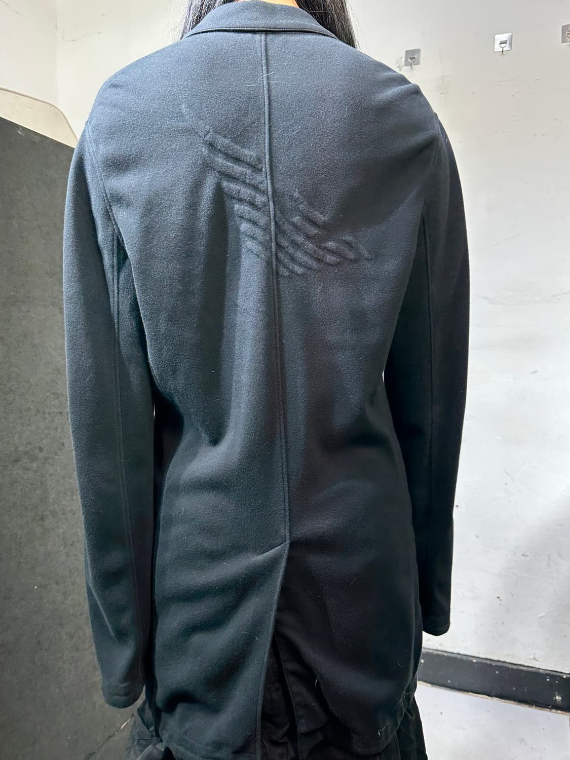 아르마니 엠포리오 블랙 롱 가디건 자켓 L 상품이미지5