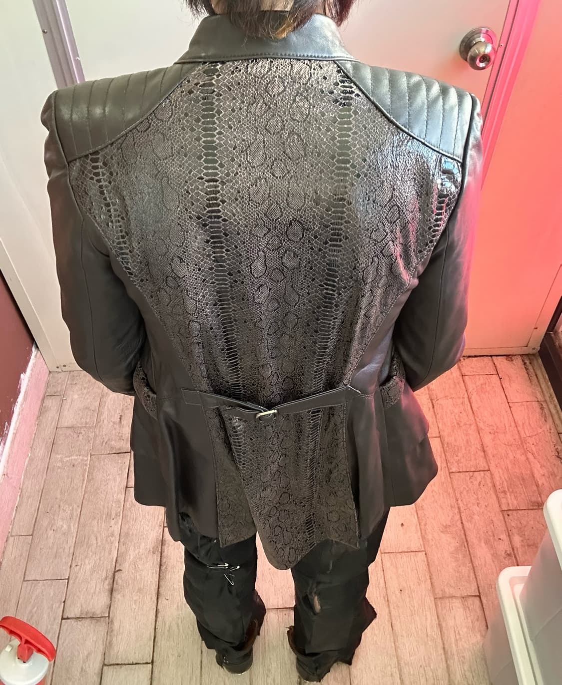 Elloie Dieu snake pattern point jacket 상품이미지4