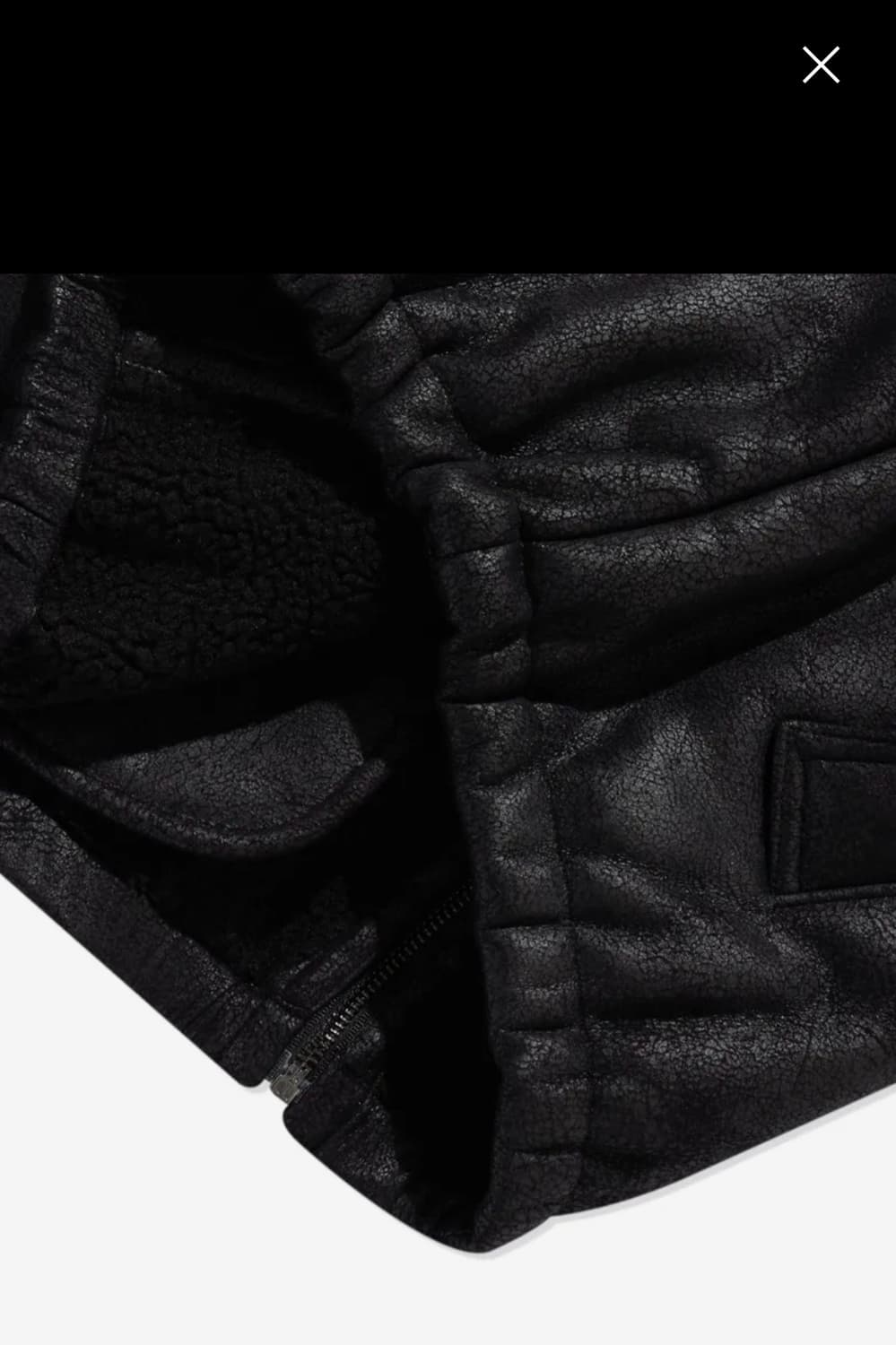 토니호크 시어링 무스탕자켓 블랙 상품이미지8