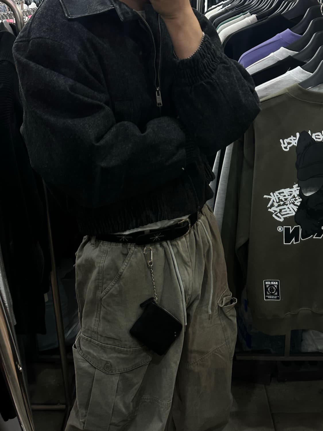 Shining suede belt- 샤이닝 자수 벨트/BLA 상품이미지4