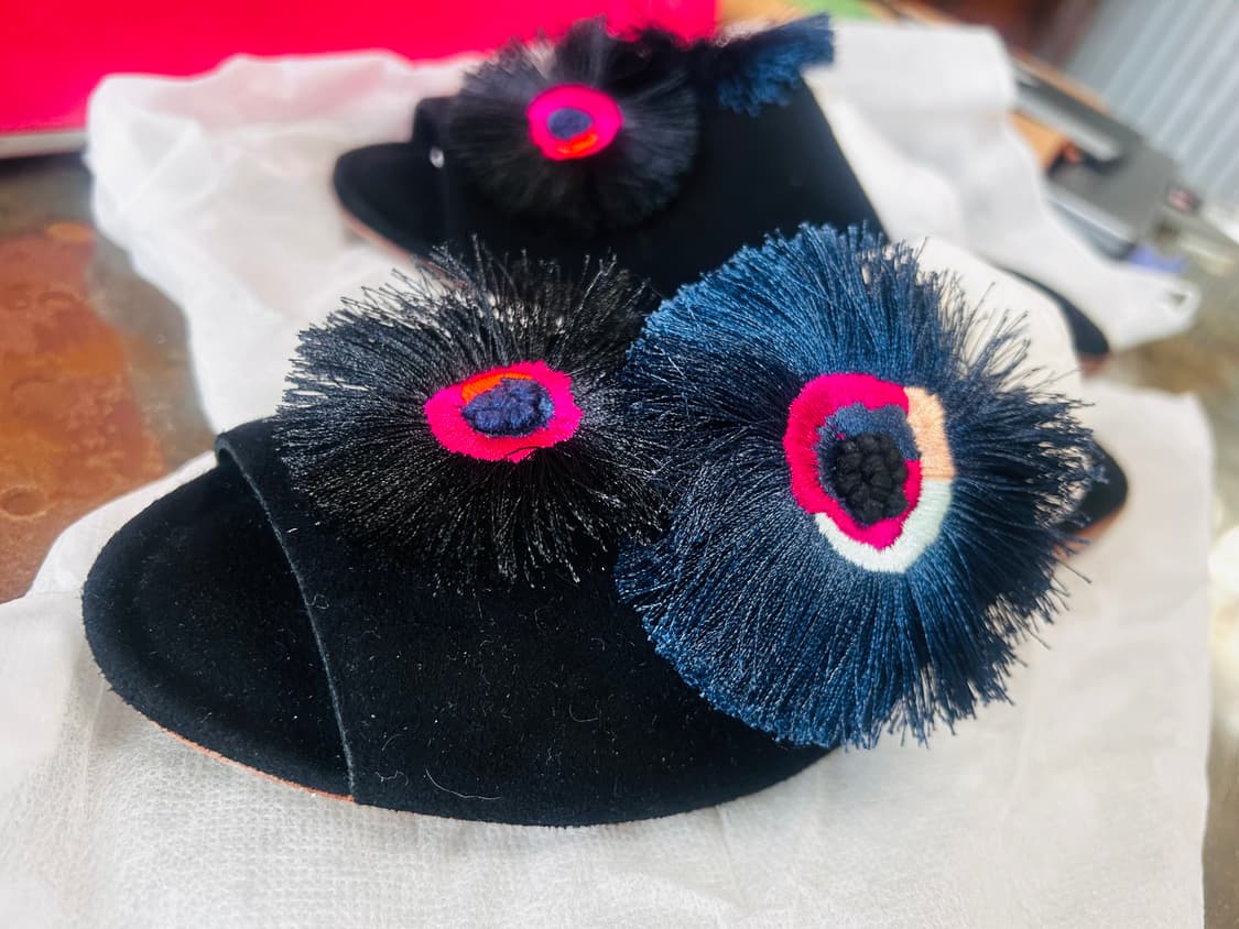 로플러랜달 Loeffler Randall 뮬 슬리퍼 블랙 상품이미지2