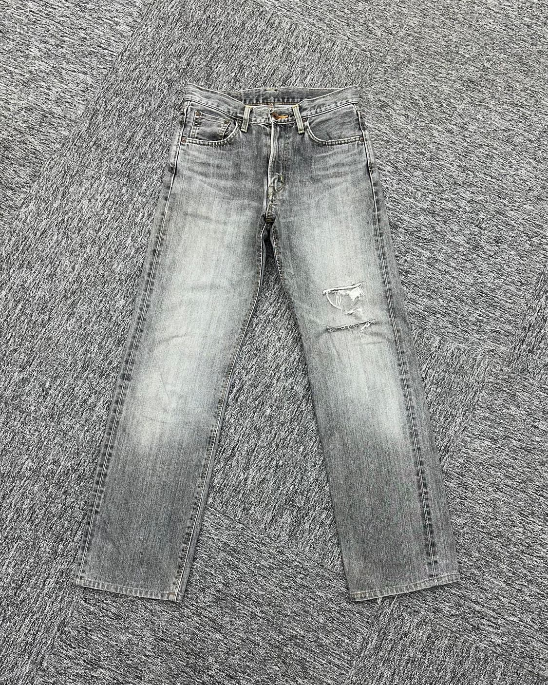 (허단37)에드윈 505ZX 그레이 데님-M1381 상품이미지2