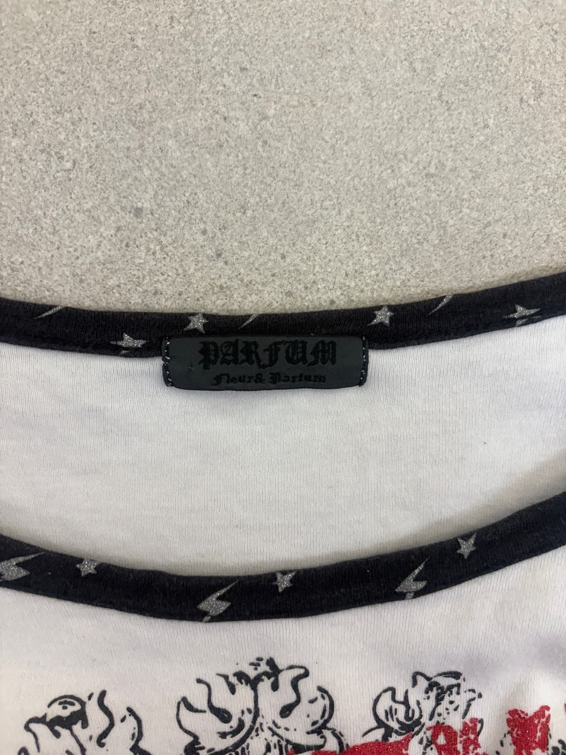 펑크 스컬 레이어드 롱슬리브 상품이미지3