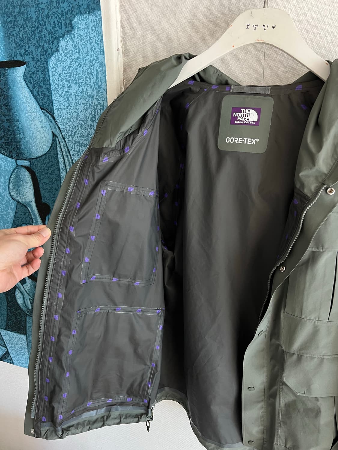 노스페이스 퍼플라벨 GORE-TEX 팩라이트 마운틴파커 L 상품이미지4