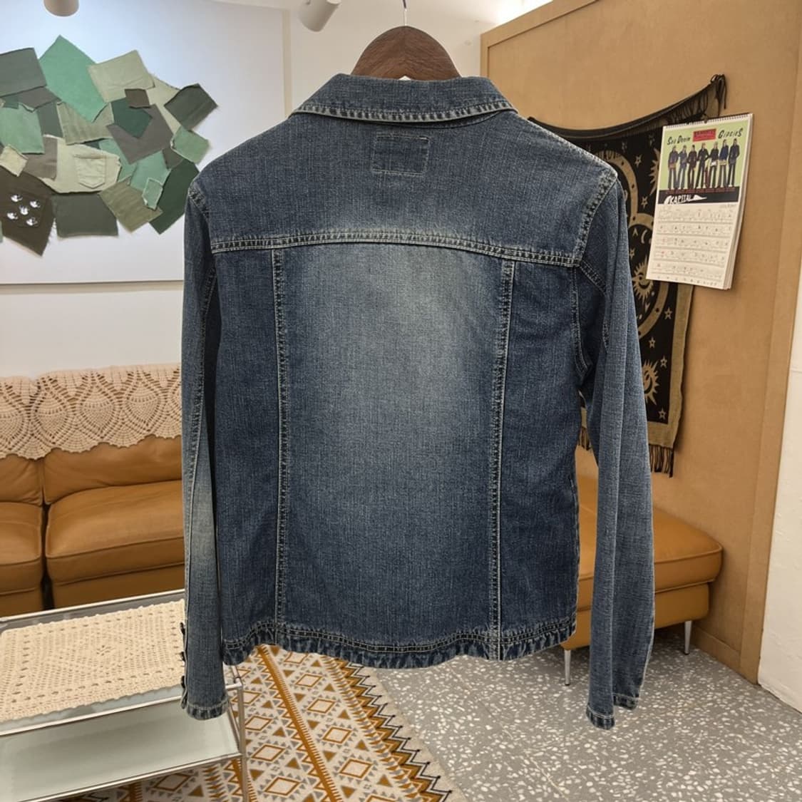 리 LEE 올드스쿨 빈티지 캐주얼 워싱 진청 데님자켓 100 C10951 상품이미지4