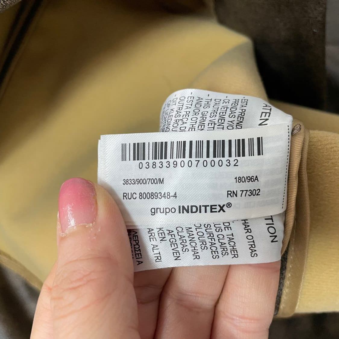 자라 레더 가죽자켓 6393 상품이미지4