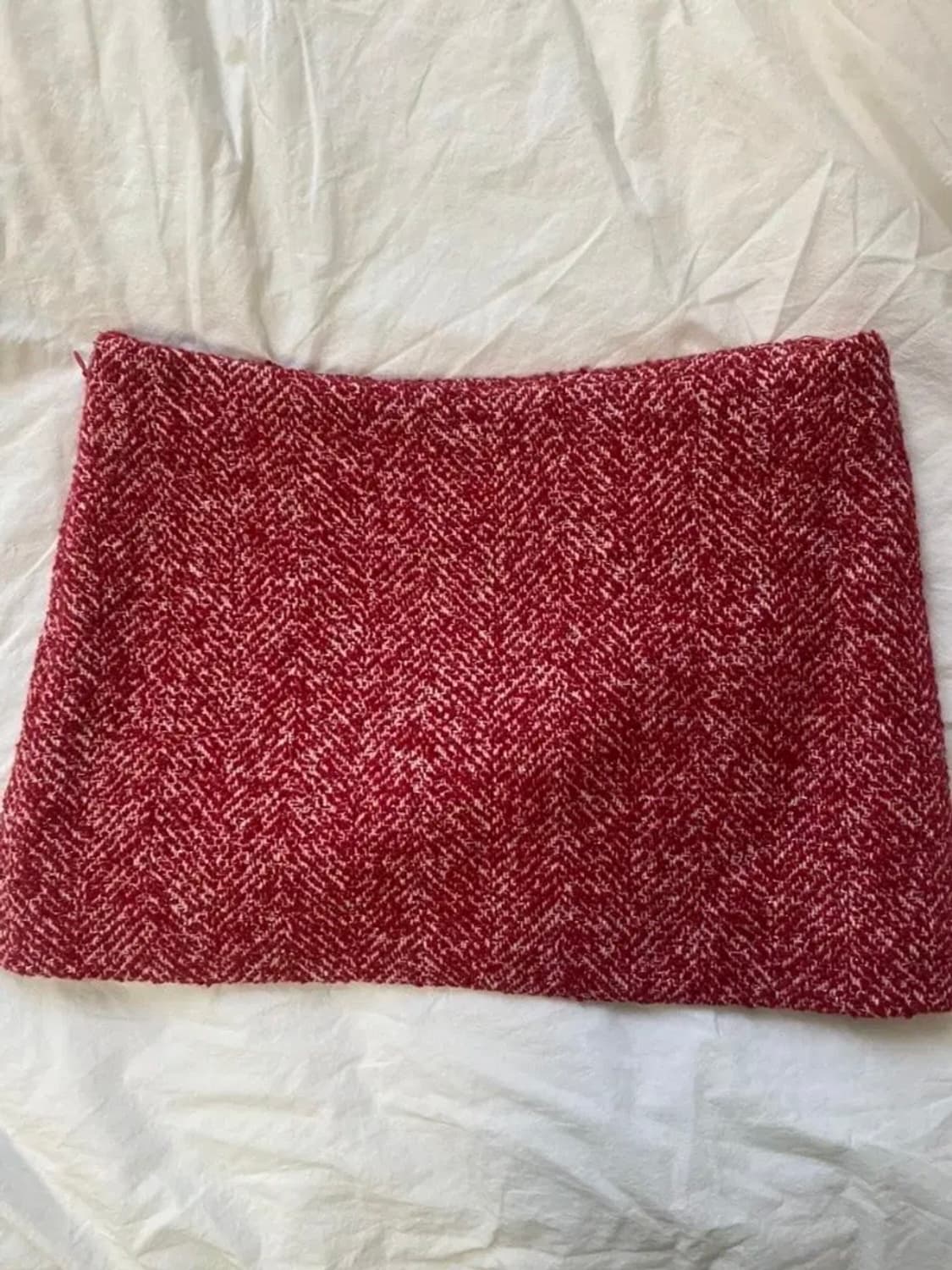 데어드 트위드 울 스커트 상품이미지3