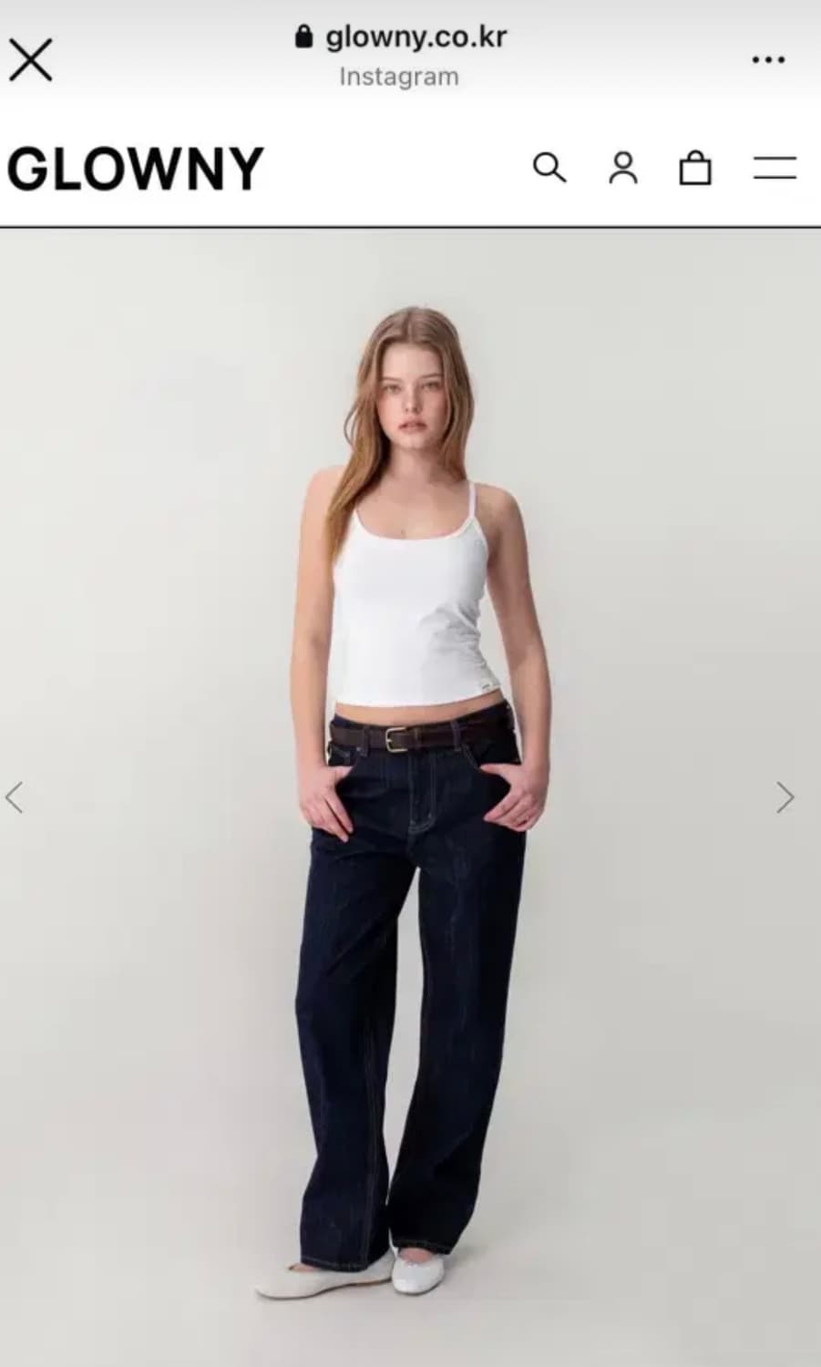 글로니 제인진 THE JANE JEANS (DEEP BLUE) 상품이미지1