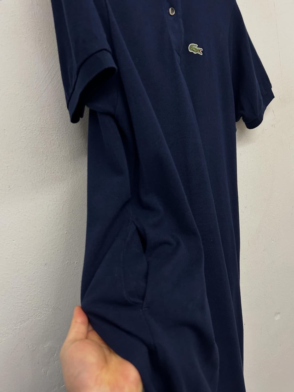 라코스테 재팬 네이비 피케 롱 원피스 상품이미지3