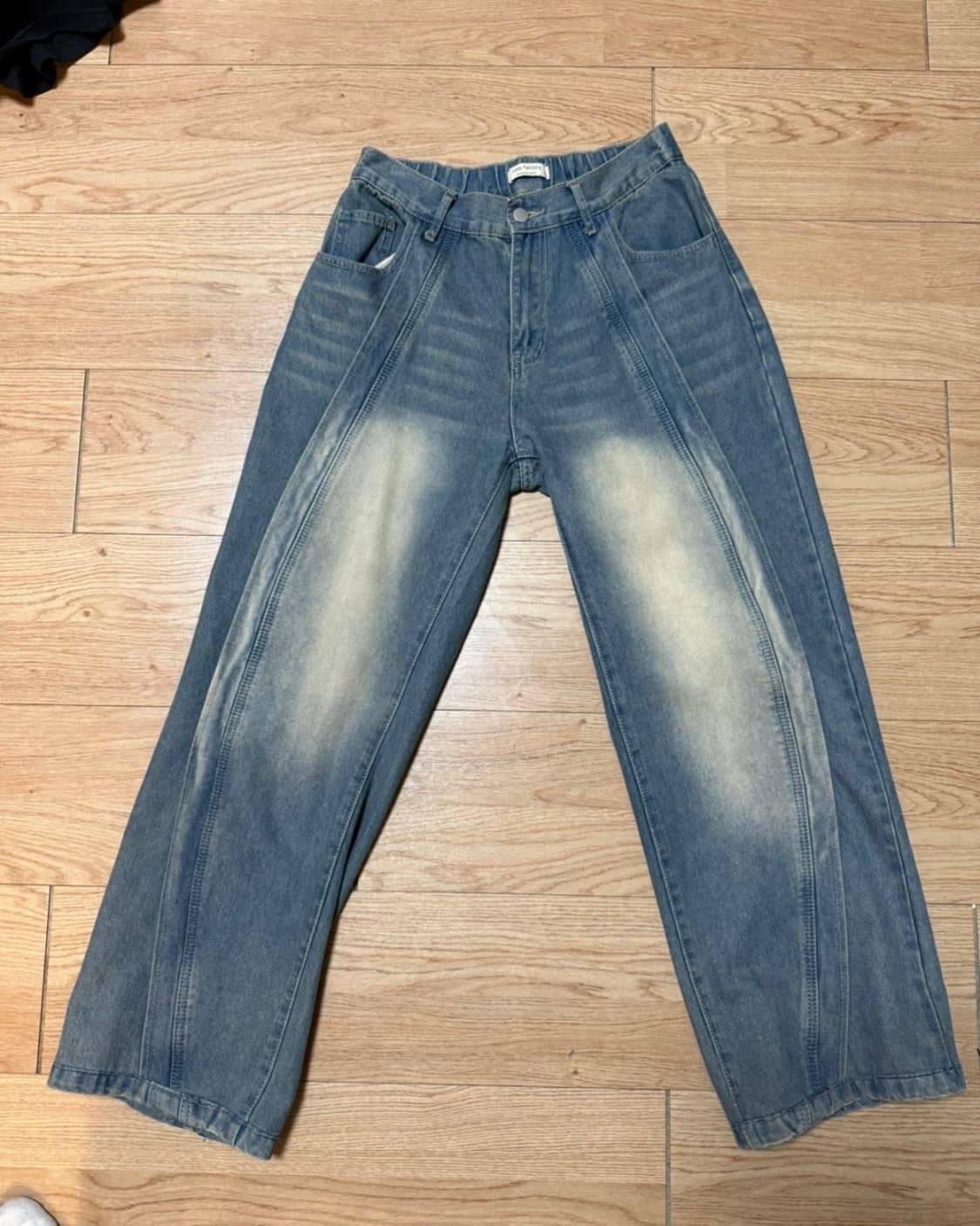 (28~30size) 세미와이드핏 워싱 플레어진 상품이미지1