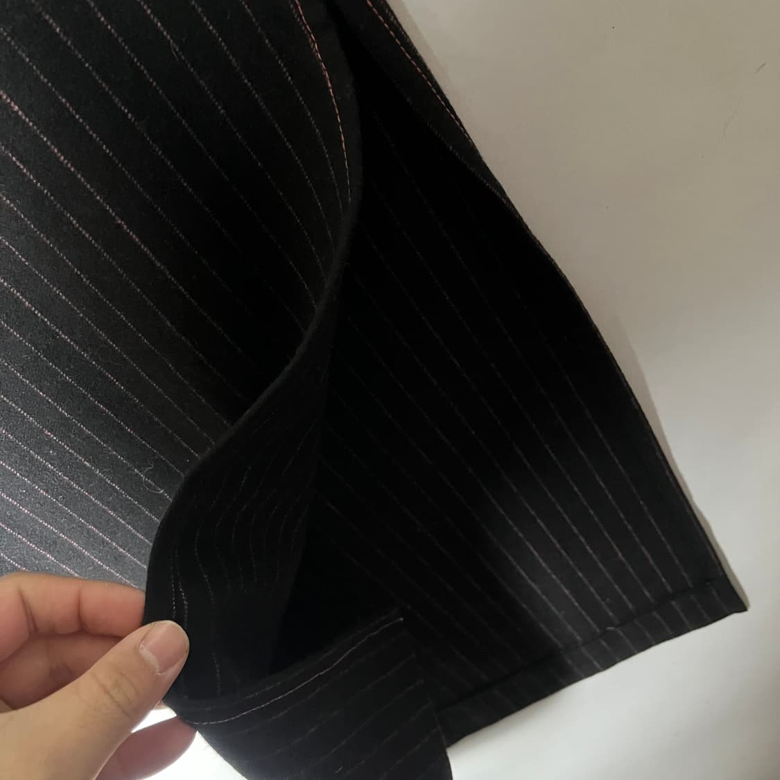 [A/X] 아르마니 익스체인지 스트라이프 절개 울팬츠 (새상품) 상품이미지3