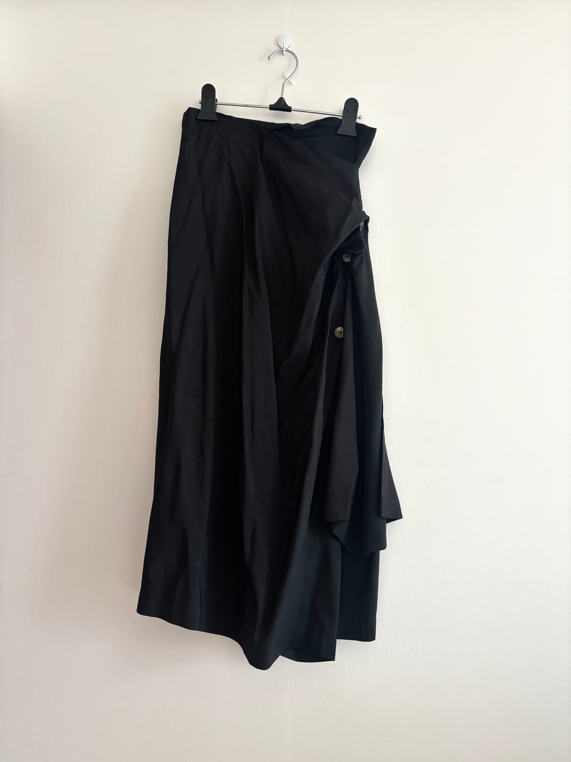 꼼데가르송 트리콧 90s 버튼 실크 스커트 상품이미지1