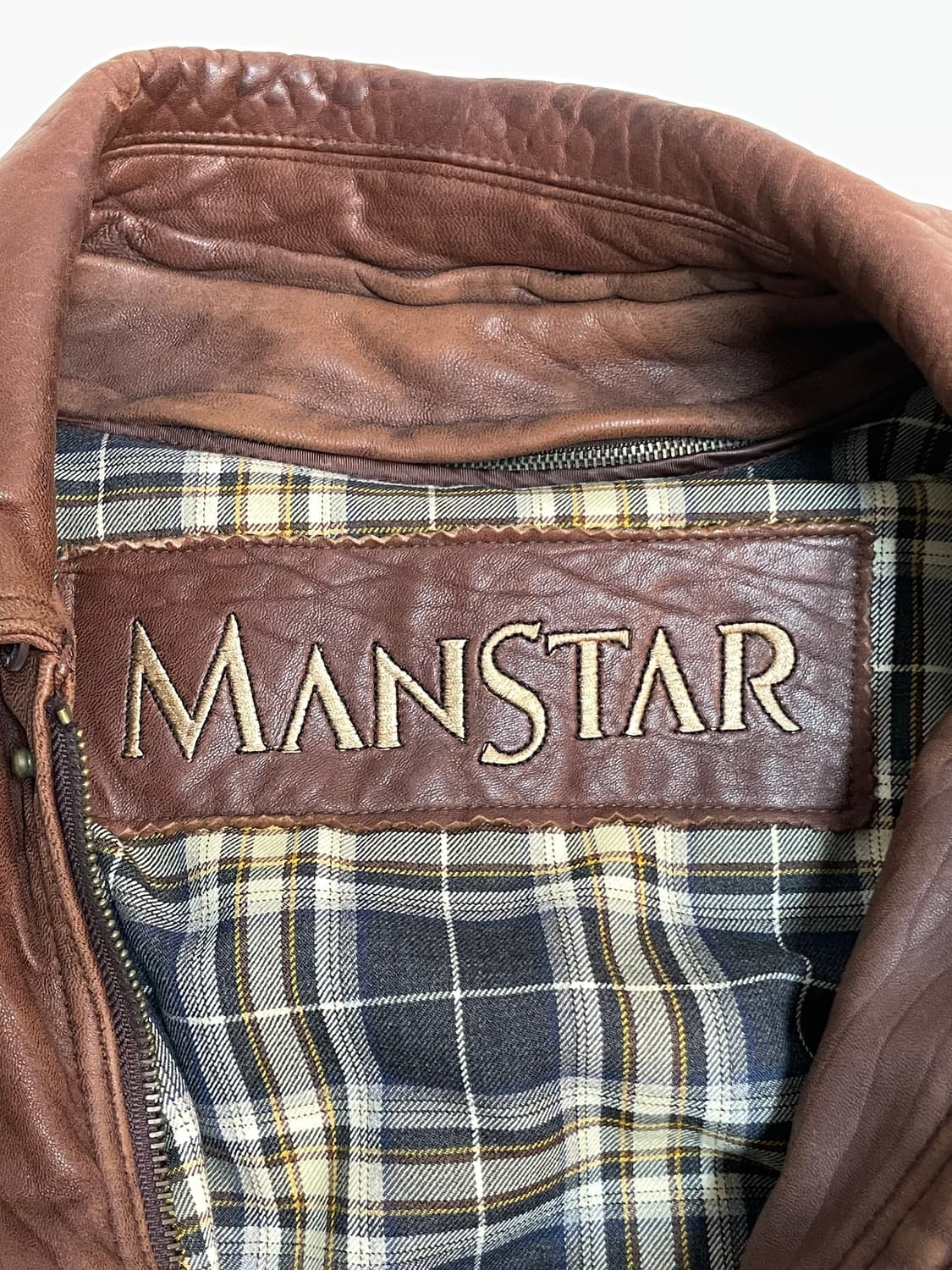 맨스타 코오롱 레더 자켓 상품이미지7
