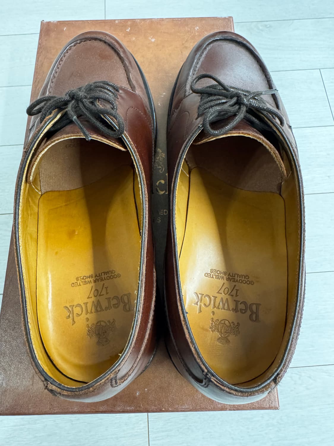 버윅 (Berwick) 4477 유팁 더비 슈즈 브라운  상품이미지3