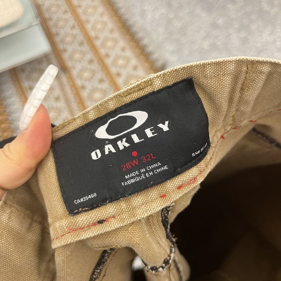 오클리 스트릿 캐주얼 빈티지 펑크 패치워크 바지 28인치 C10963 상품이미지5