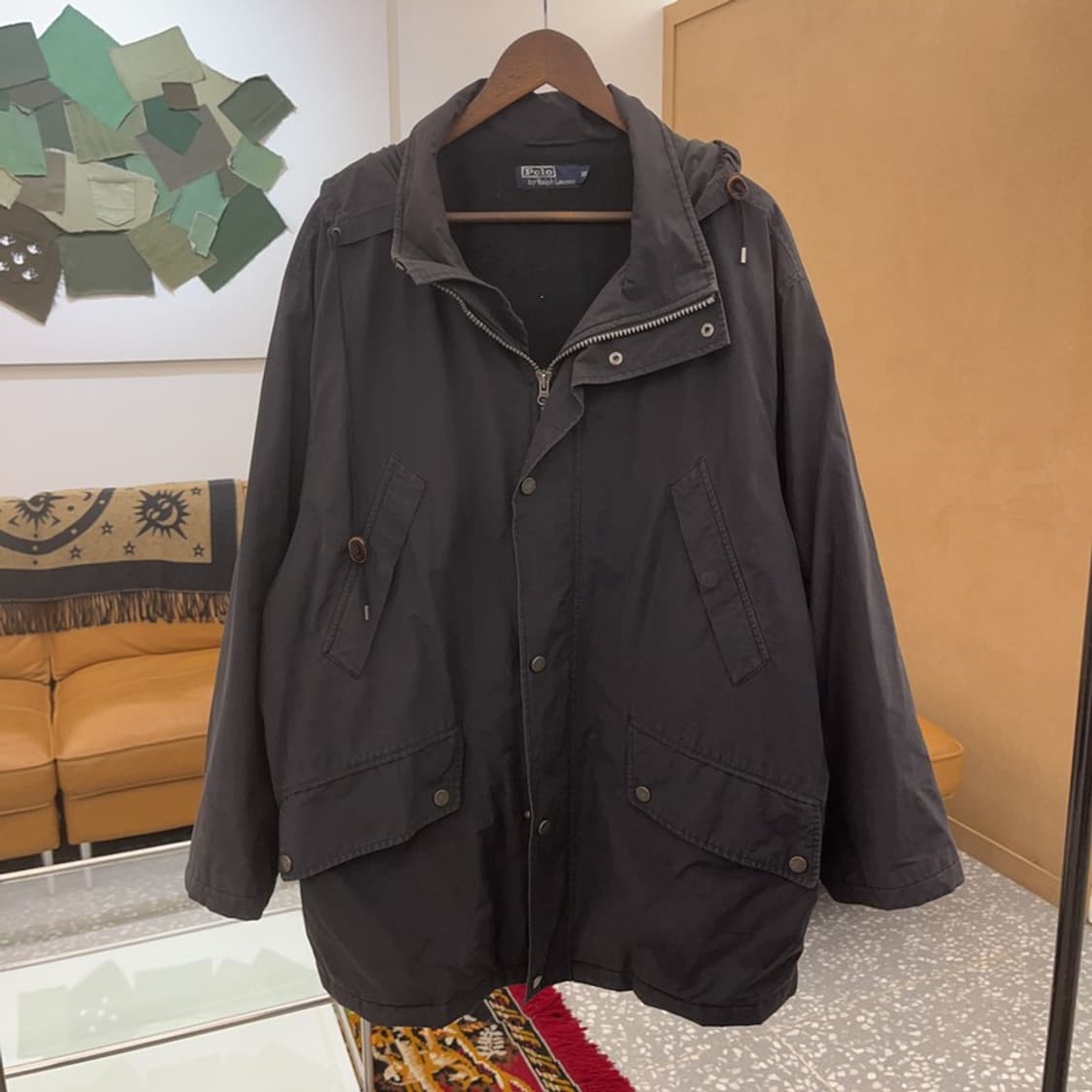 폴로 랄프로렌 오버핏 롱 바람막이 헌팅 자켓 105 C06177 상품이미지2