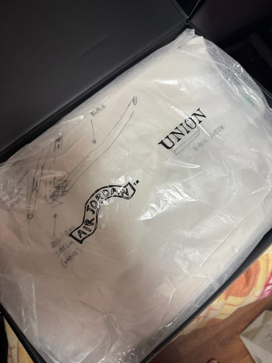 [275]나이키 x 유니온 조던1 하이 OG레트로 시카고 쉐도우 상품이미지2