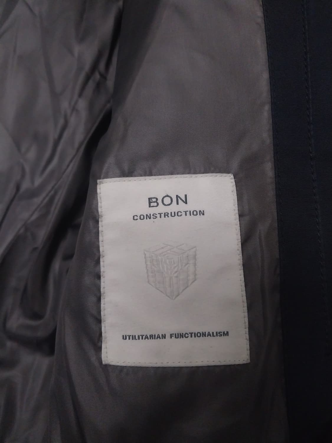 BON 진네이비 패딩코트 95 상품이미지5