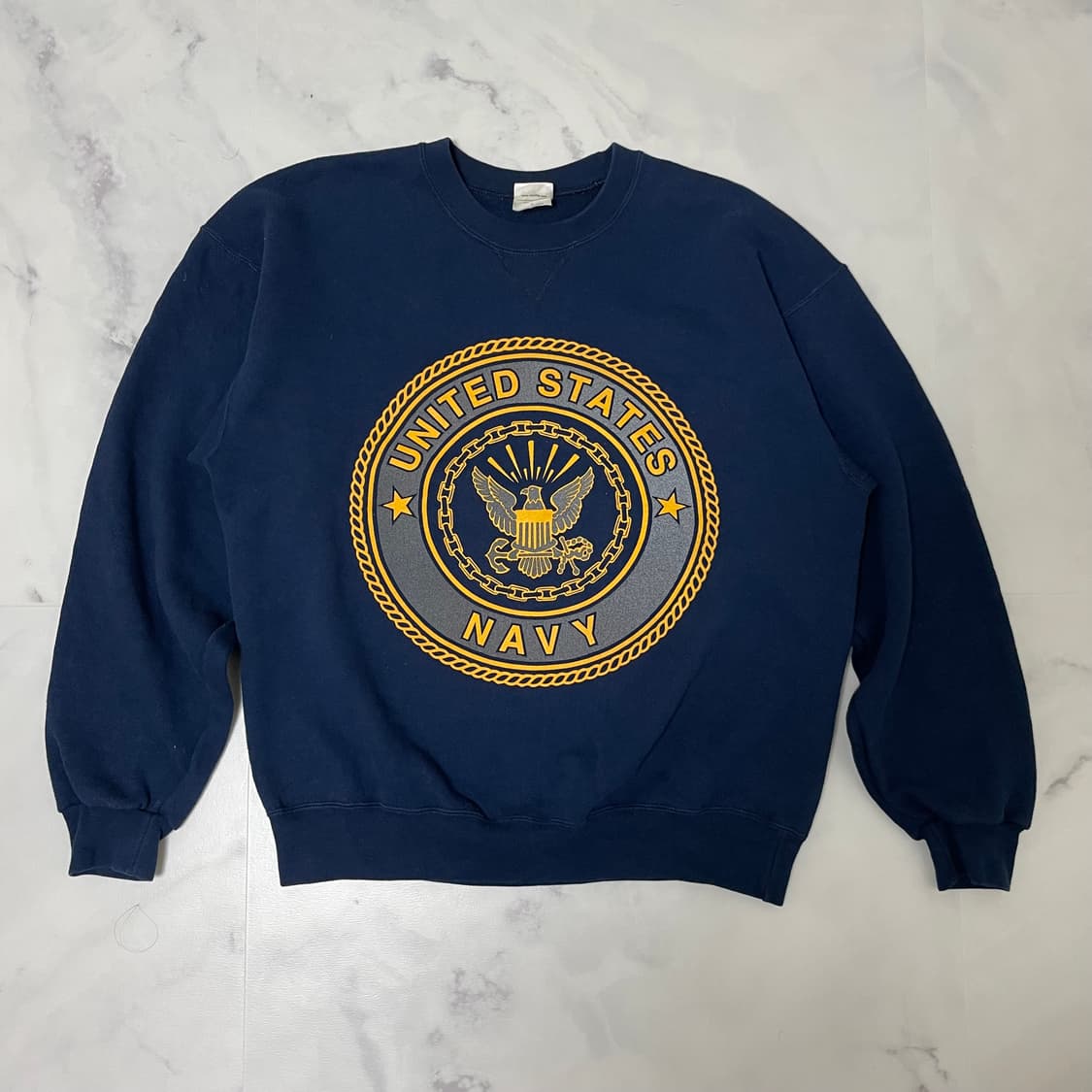 90s SOFFE US NAVY SWEAT 미해군 스웻셔츠 L 상품이미지1