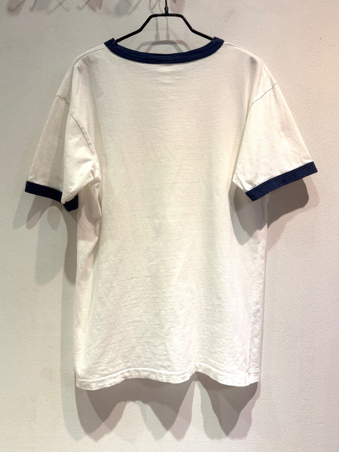 90s Nike Ringer T-Shirt White Navy 상품이미지2