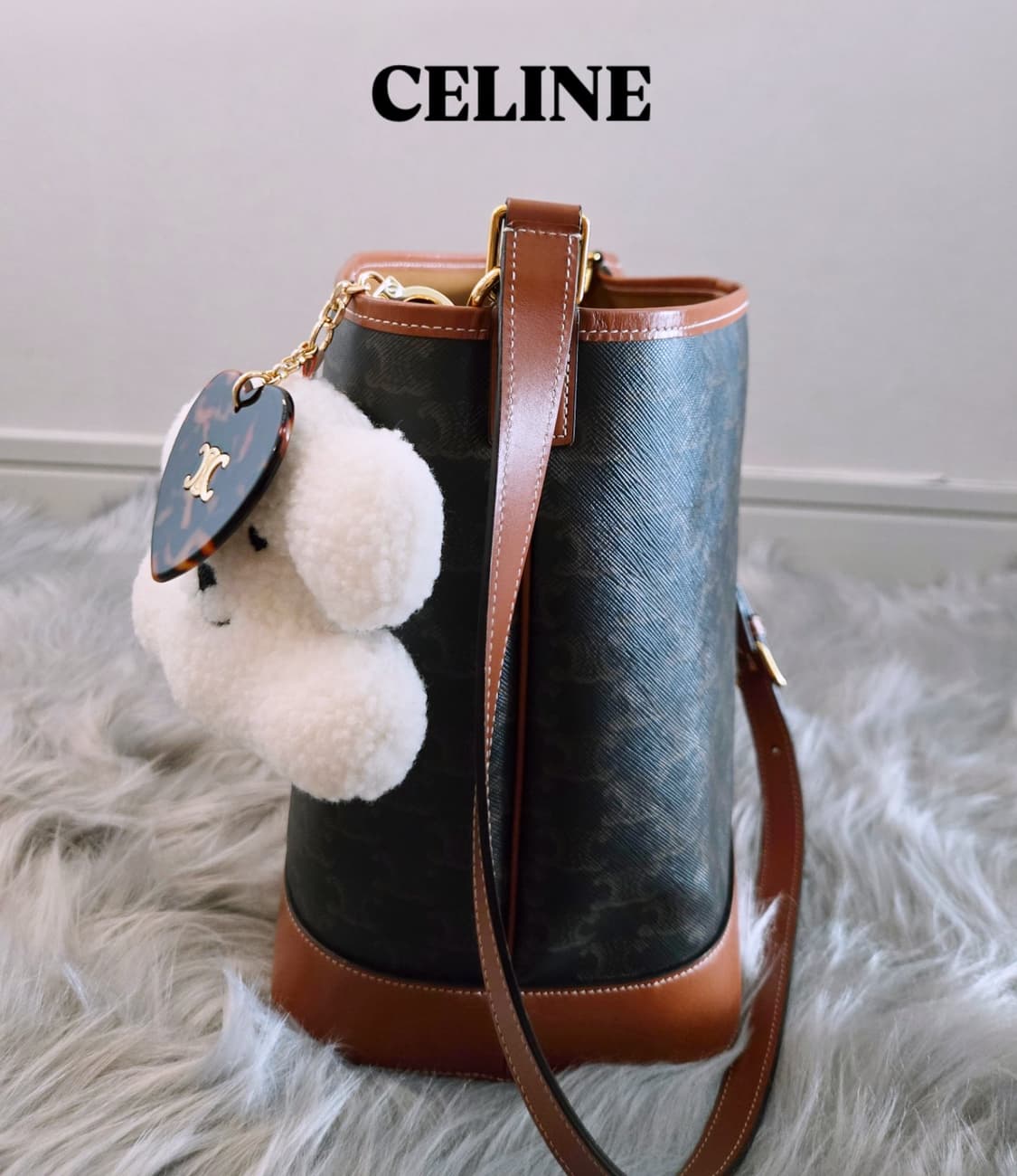 셀린느 트리옹프 버킷백 미디움 상품이미지2