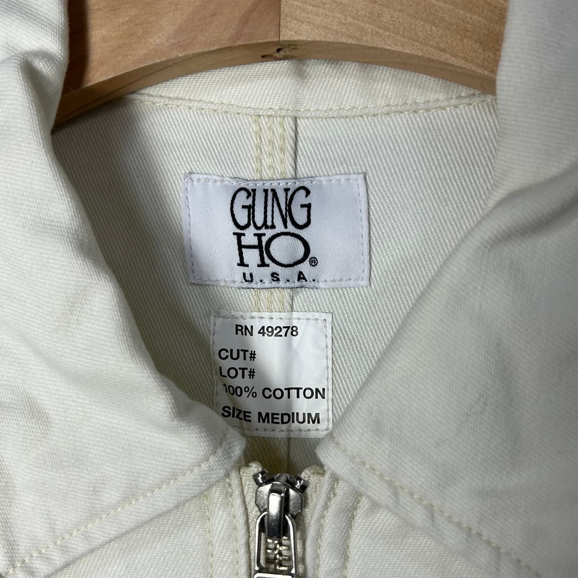 [GUNG HO] 궁호 화이트 워크자켓 상품이미지5