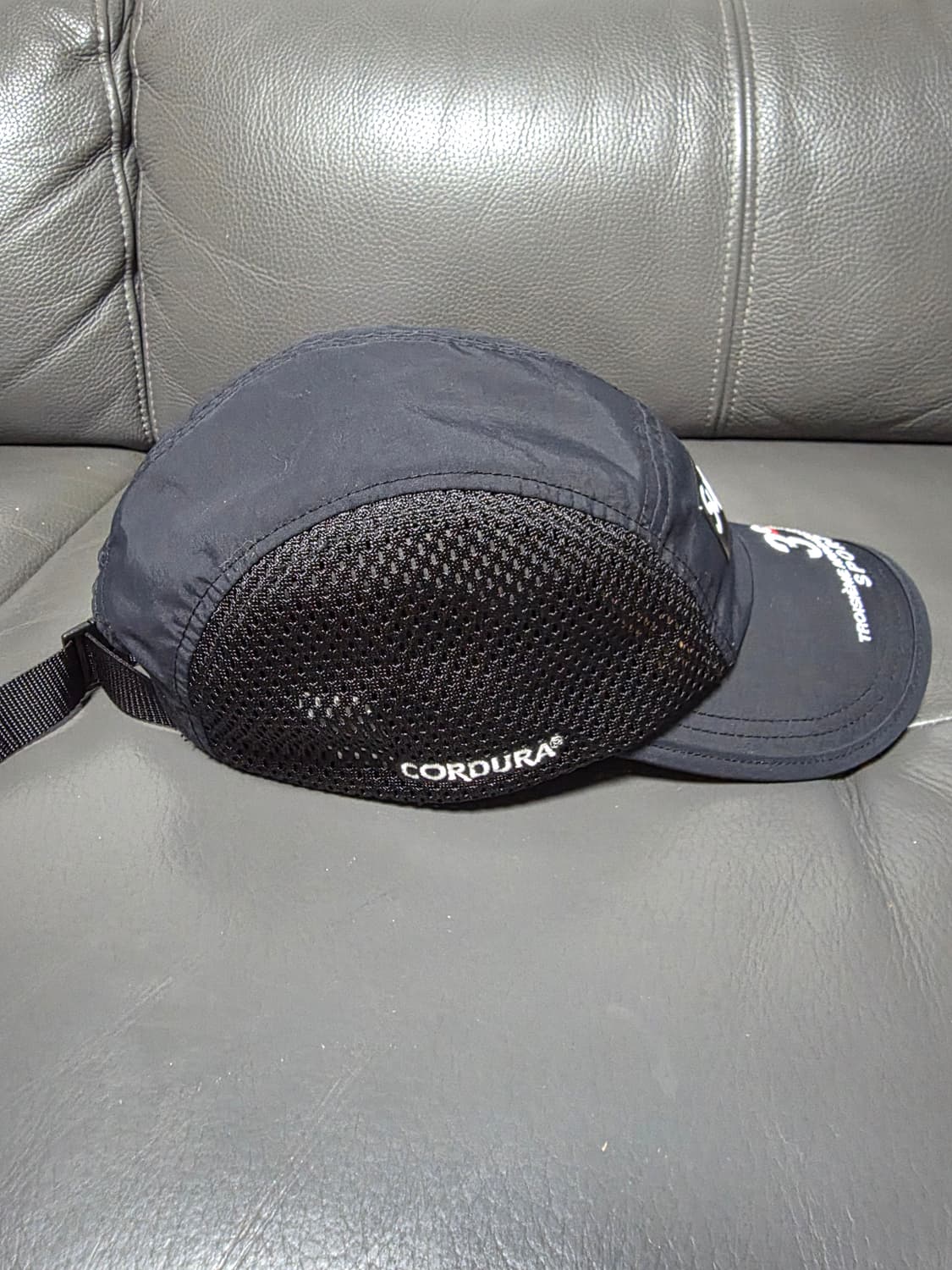 슈프림 메쉬 사이드 패널 캠프캡 블랙 - 24ss 상품이미지3