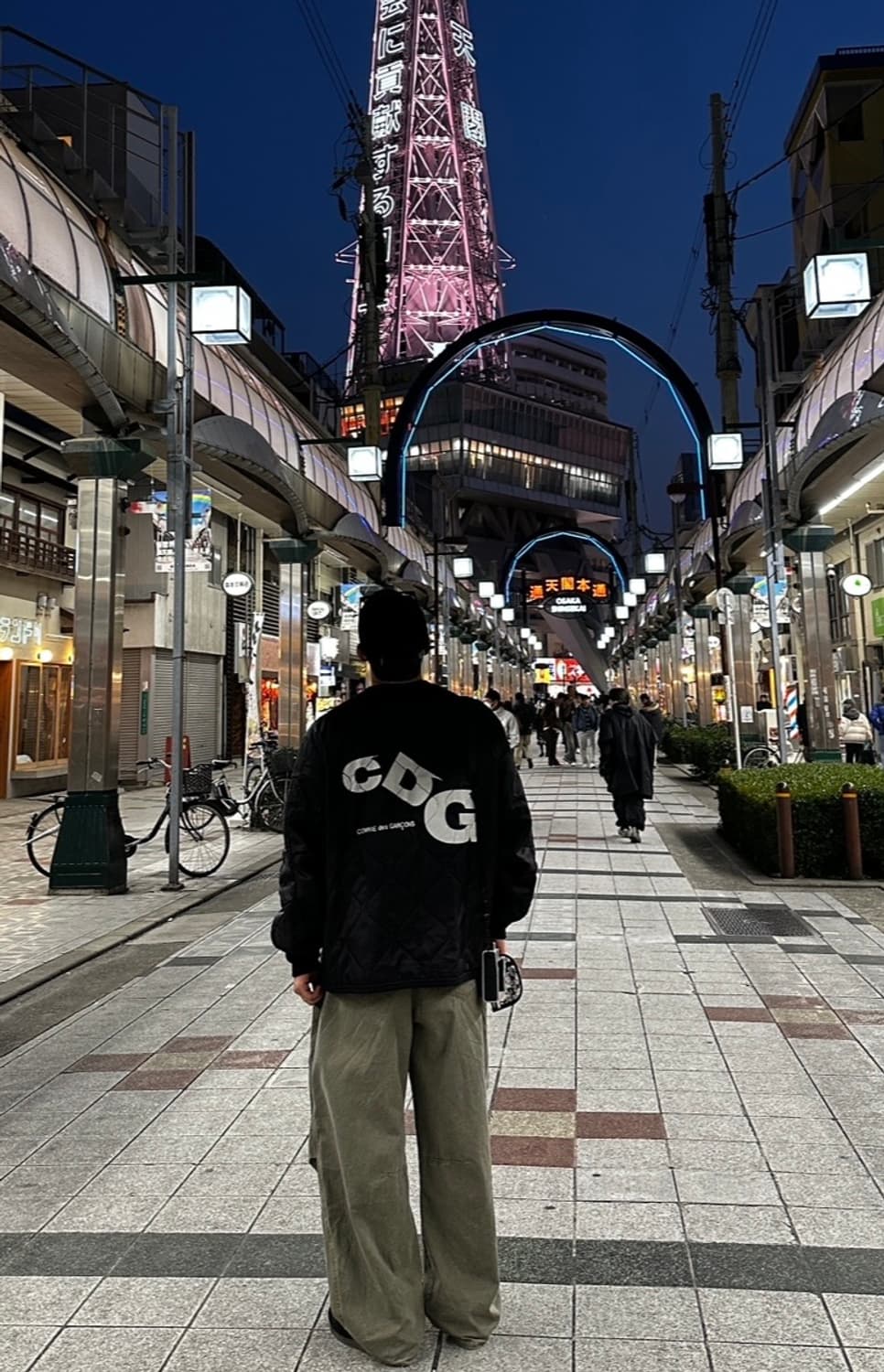 CDG x 알파 인더스트리 라이너 자켓 블랙 XL 상품이미지5