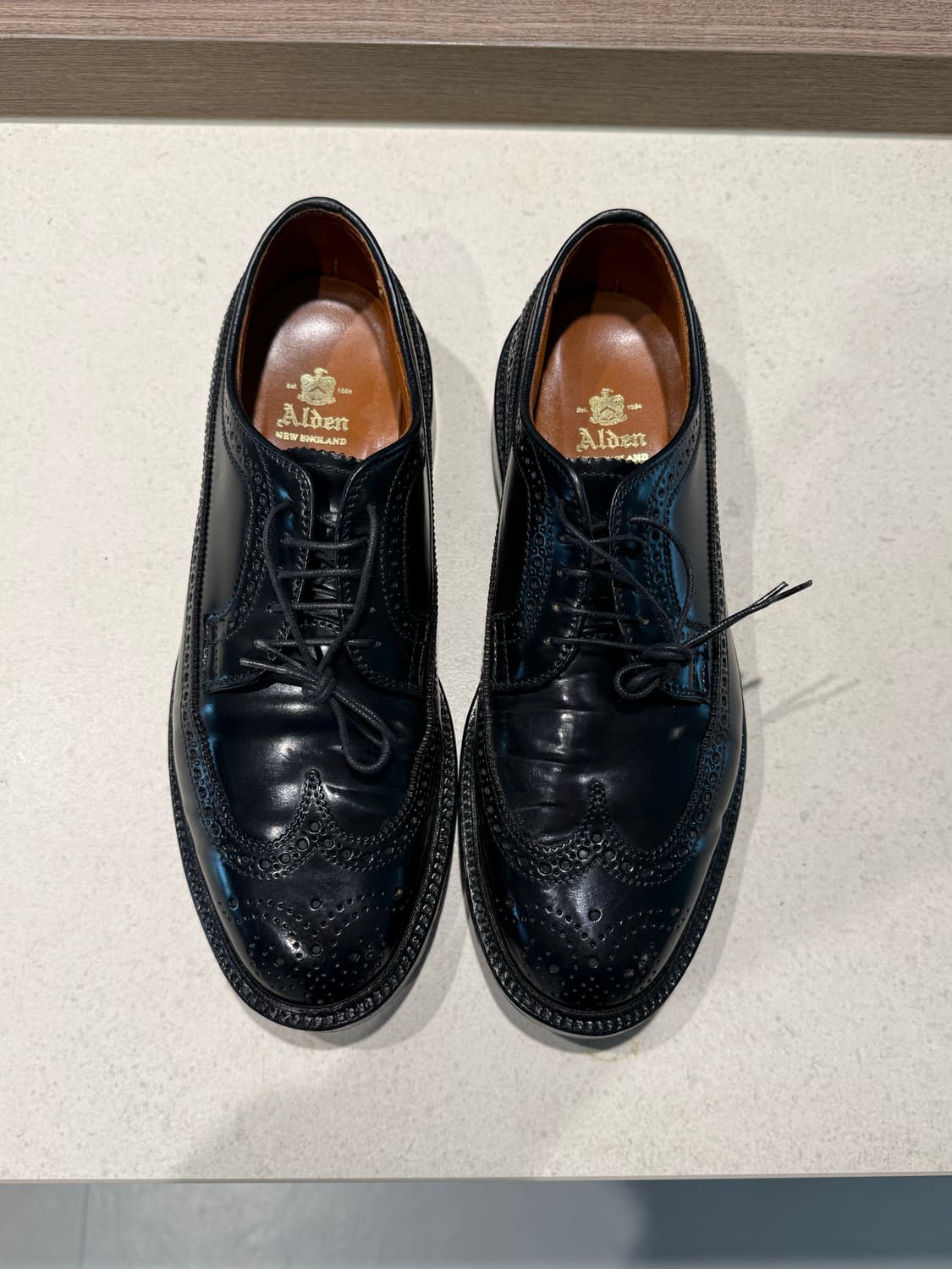 알든 9751 롱윙 더비 7.5d 상품이미지2