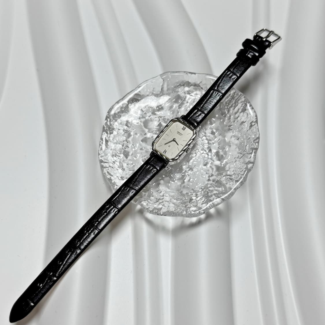 80's 90's 세이코 SEIKO 쿼츠 클래식 스퀘어토 시계 상품이미지3