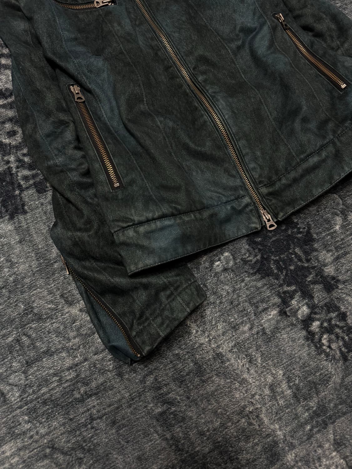 Tornado mart 00s archive dark blue fur j 상품이미지4