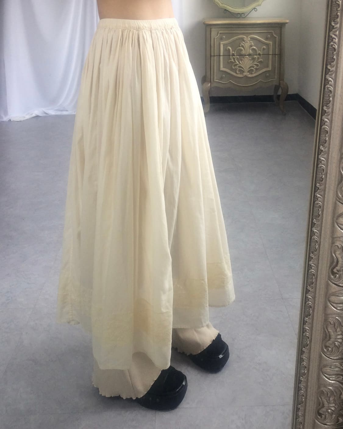 Lace point long skirt 상품이미지7