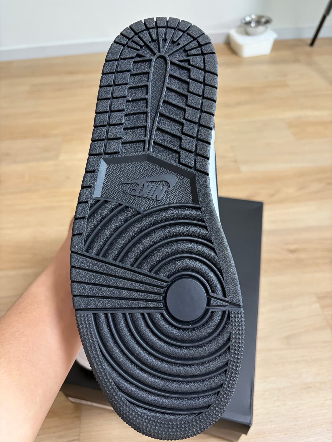 조던 1 x 프라그먼트 x 유니온 LA 하이 OG SP 화이트 블랙 상품이미지7