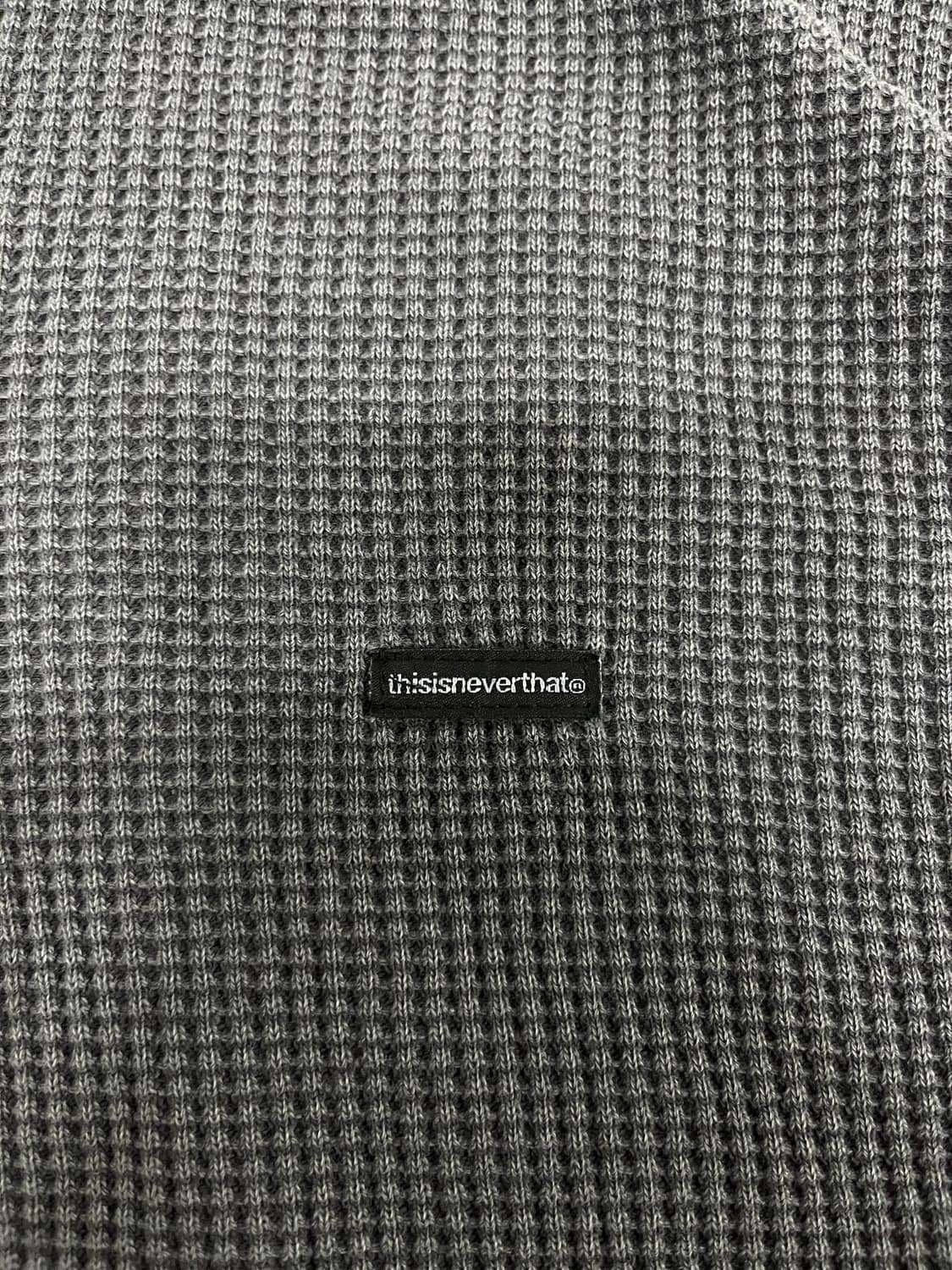 디스이즈네버댓 와플짜임 카라넥 티셔츠 상품이미지4