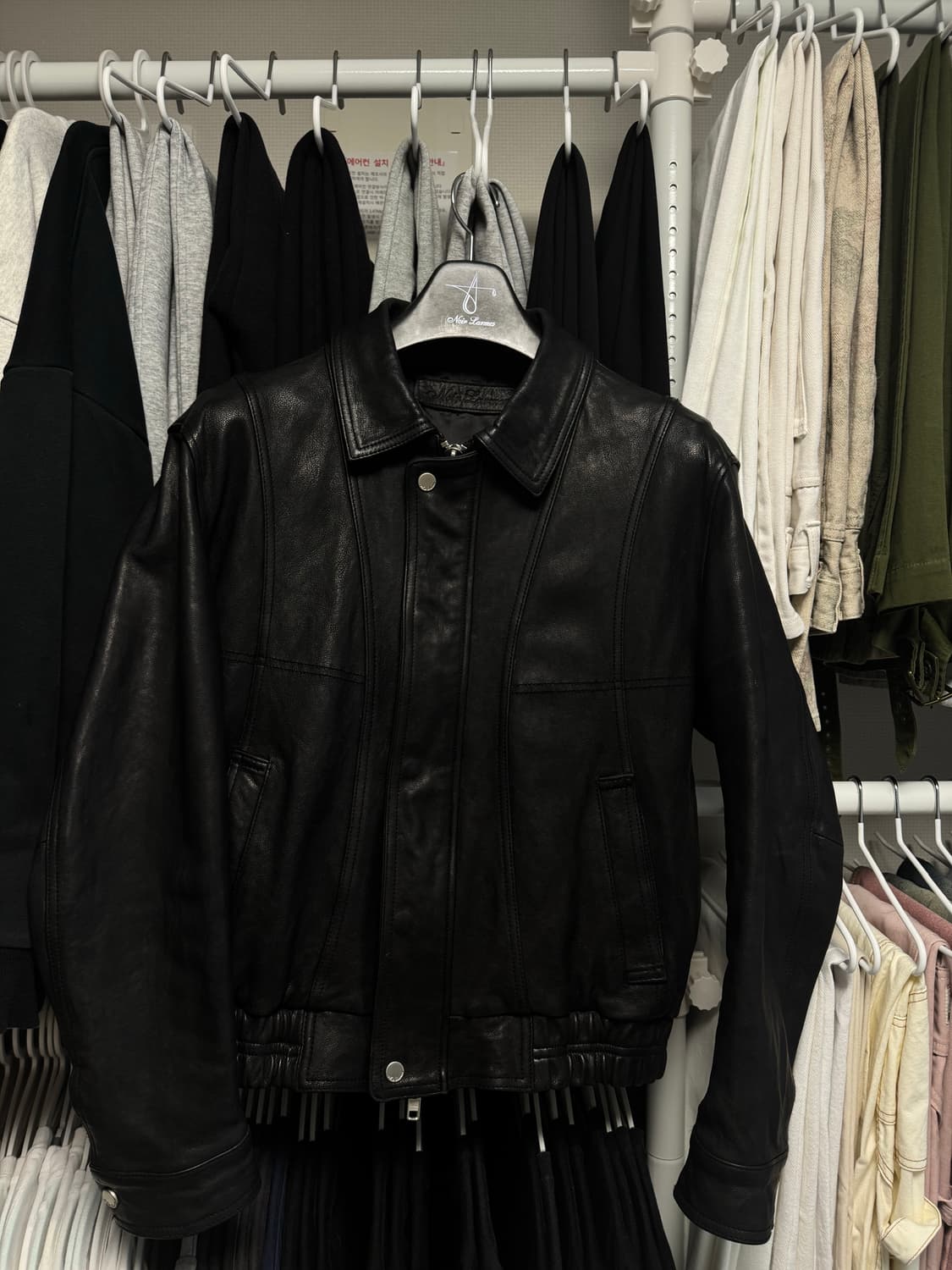 느와르라르메스 가죽자켓 46 상품이미지3