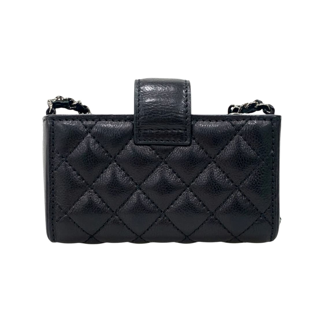 샤넬 퀼팅 캐비어 CC 은장 미니 폰홀더백 상품이미지2